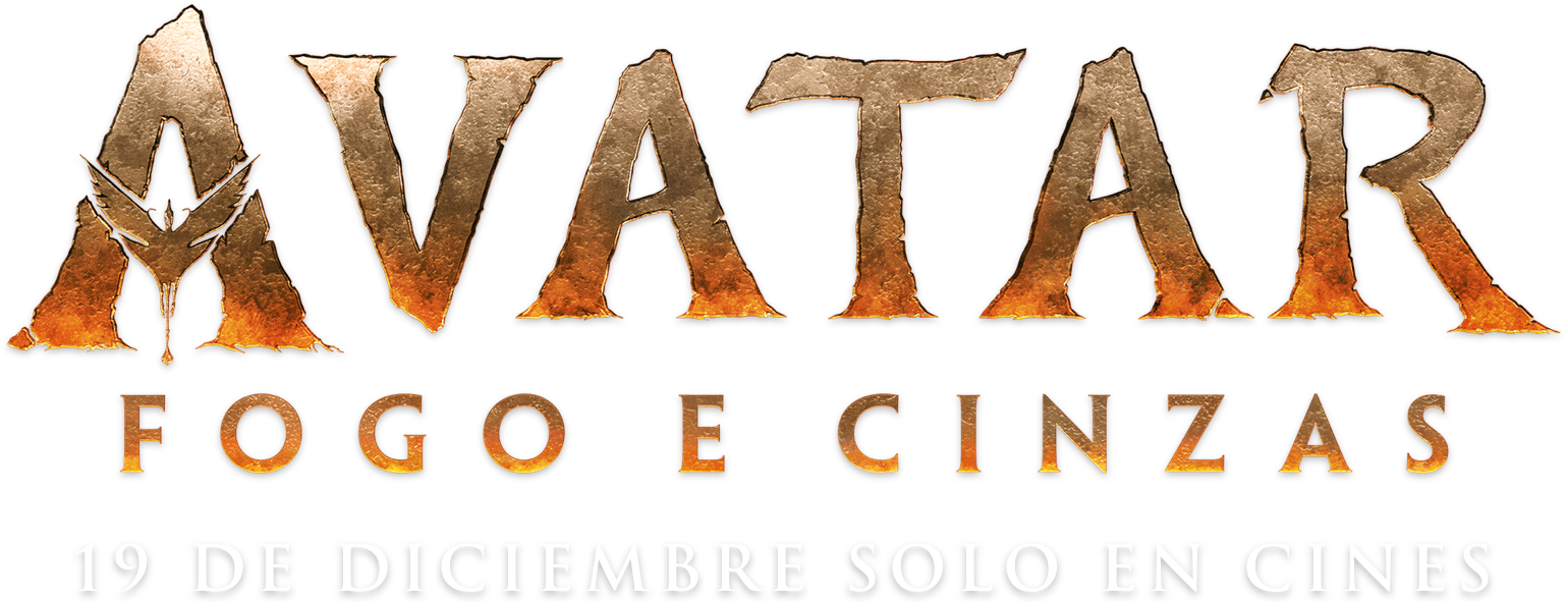 Título o logotipo de Avatar: Fuego y Ceniza