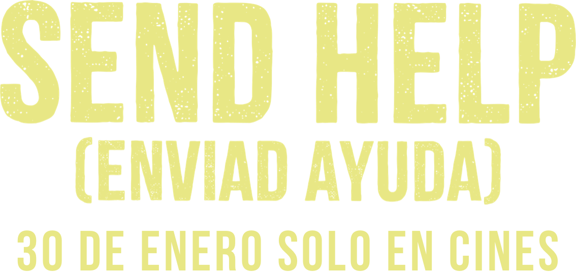 Título o logotipo de Send Help (Enviad Ayuda)