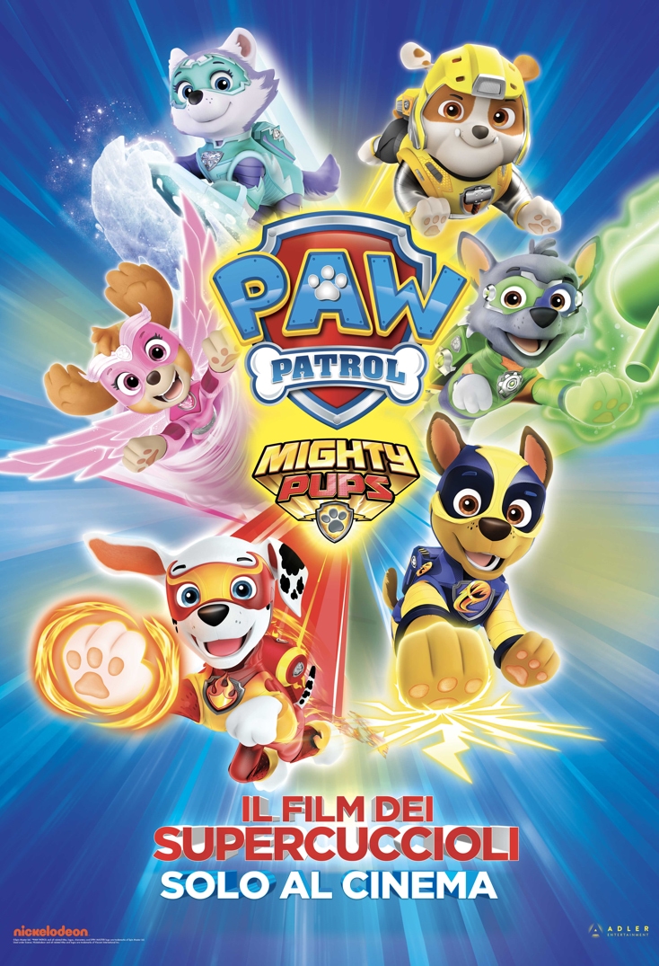 Poster di Paw Patrol Mighty Pups - Il film dei supercuccioli