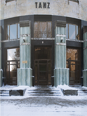 Tanz Dance Academy (exterior, in snow).