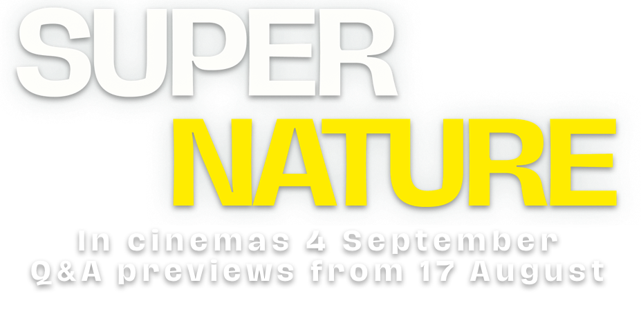 Title or logo for SUPER NATURE