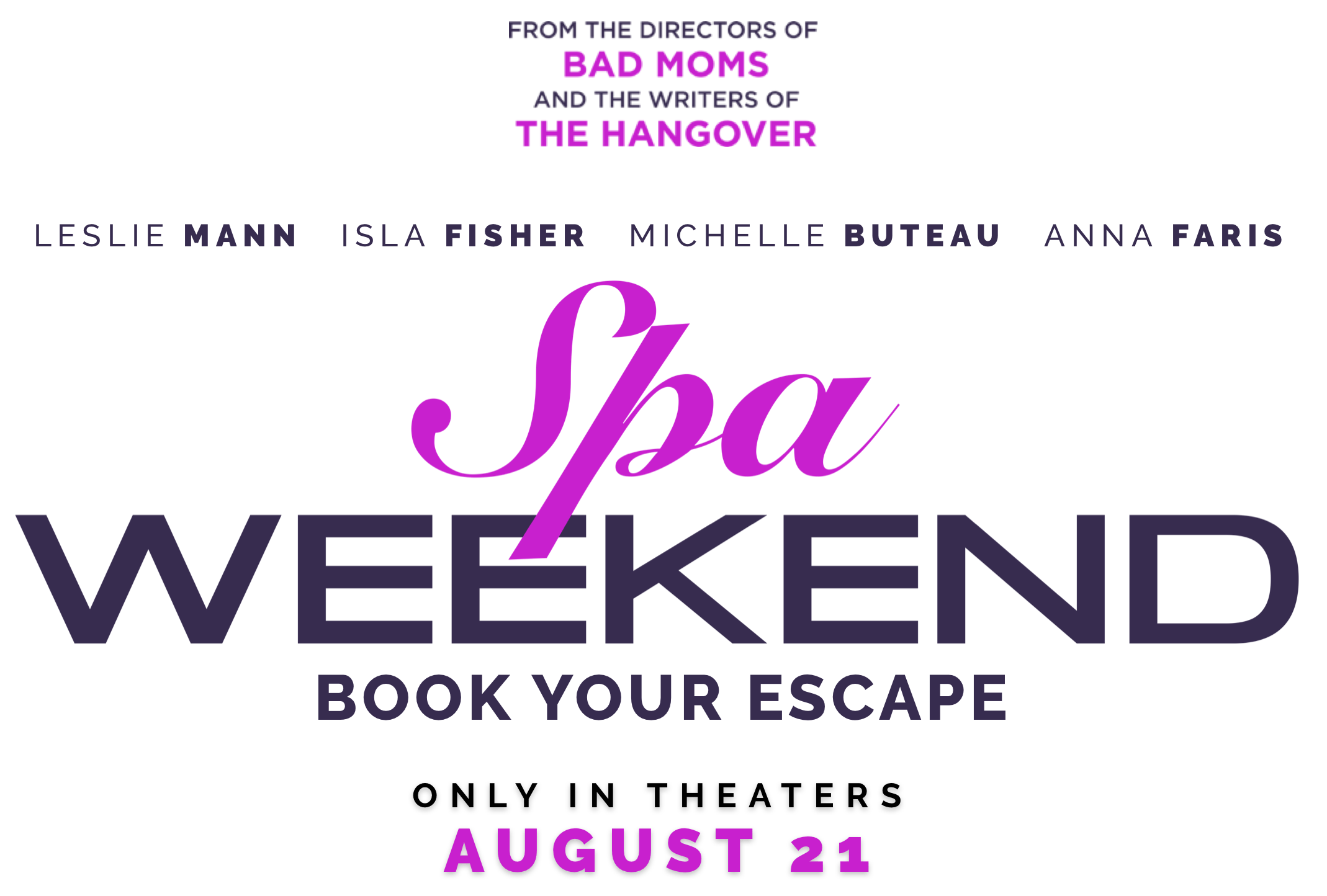 Title or logo for Spa Weekend