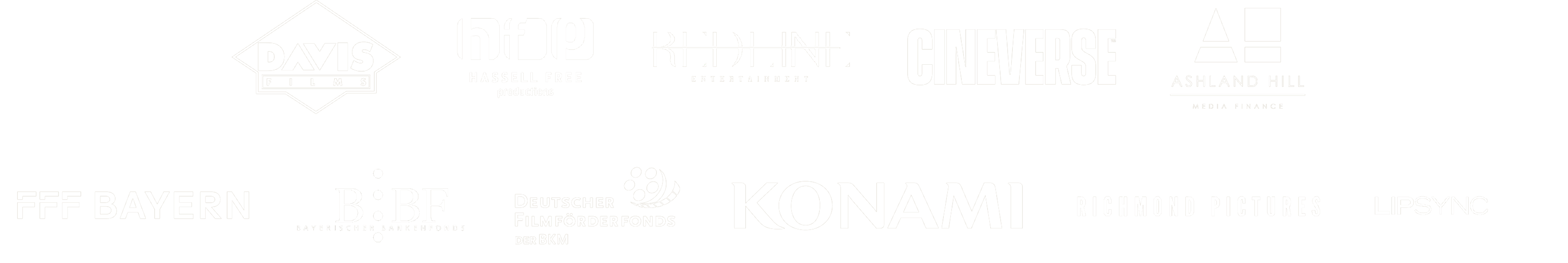 A collection of legal and credit logos for Return to Silent Hill