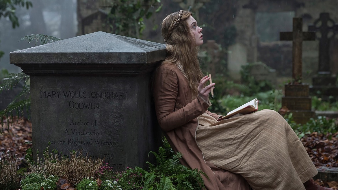 Elle Fanning in Mary Shelley.