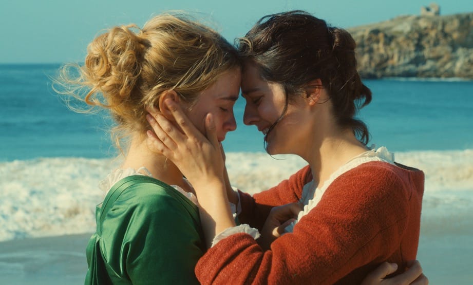 Noémie Merlant and Adèle Haenel in Portrait of a Lady on Fire.