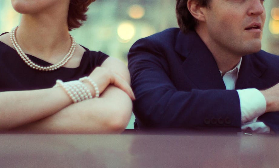 Honor Swinton Byrne and Tom Burke in The Souvenir.