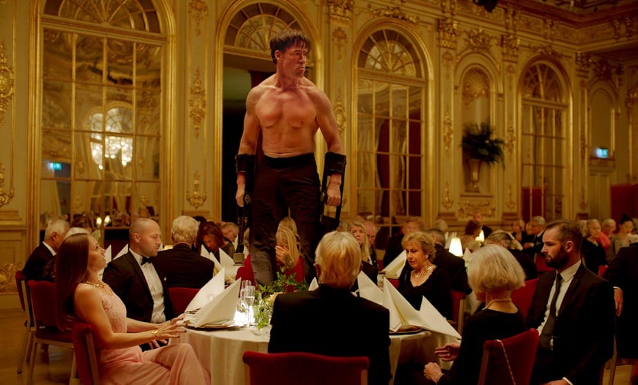 Terry Notary as performance artist Oleg in The Square.