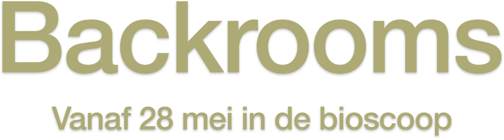 Titel of logo voor Backrooms