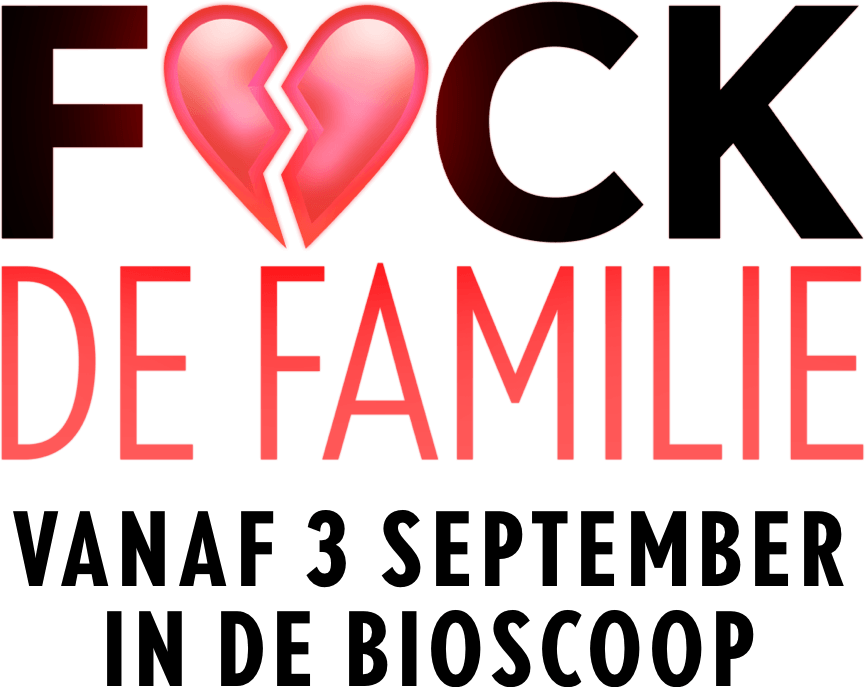 Titel of logo voor F*ck de Familie