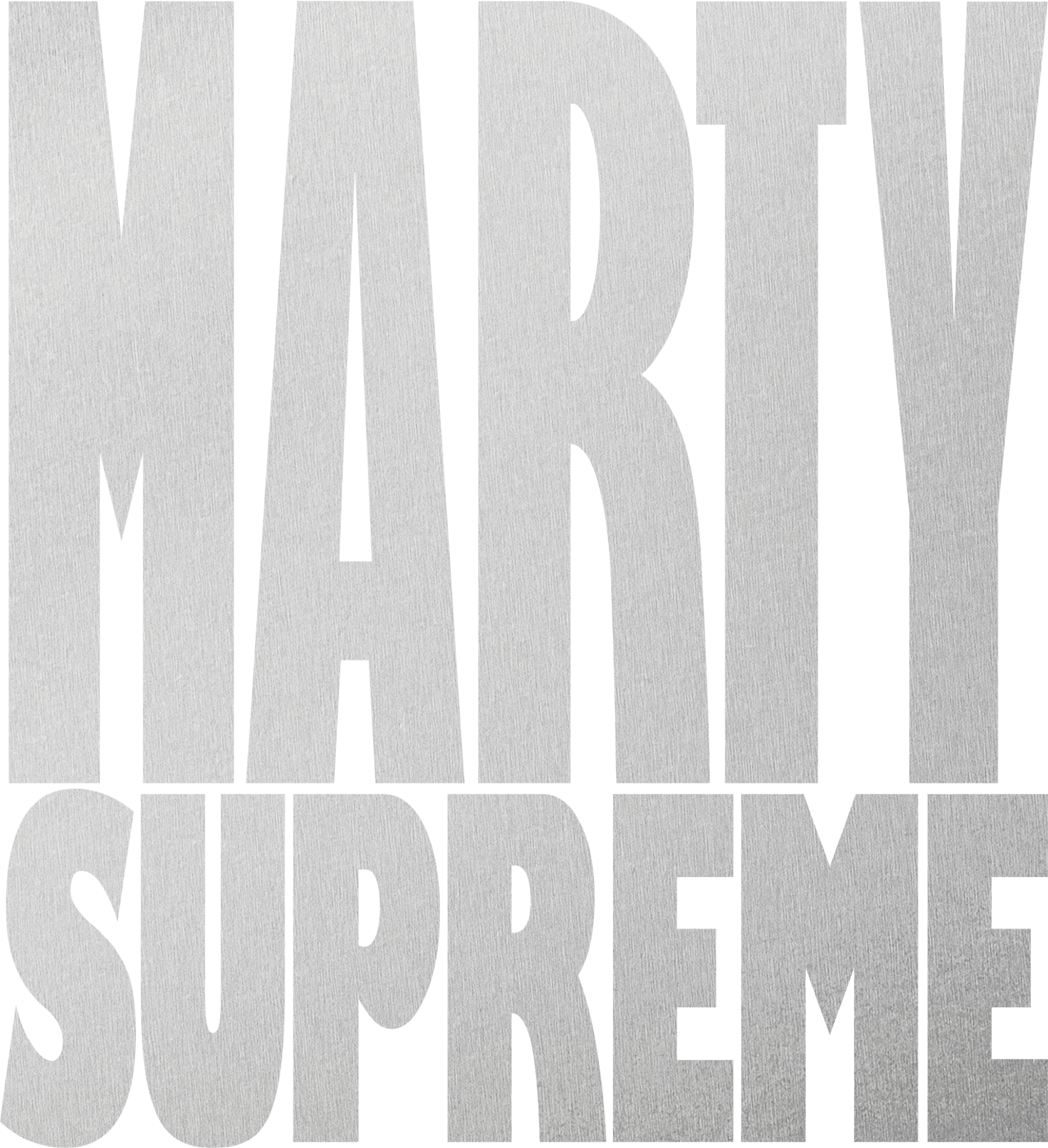 Title or logo for Marty Supreme