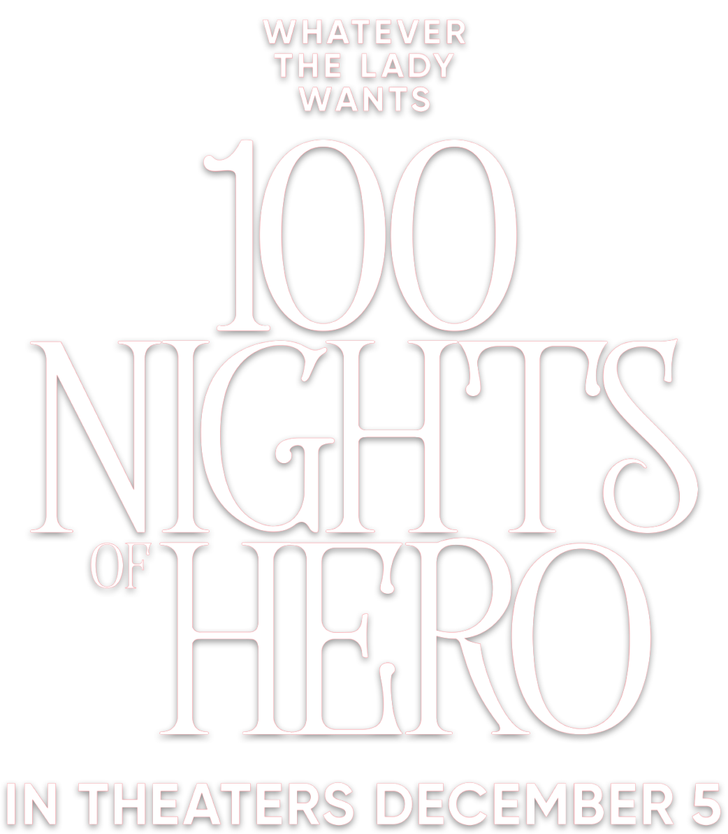 Title or logo for 100 Nights of Hero