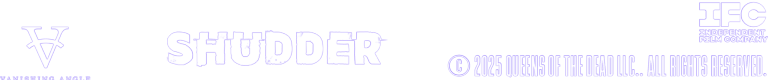 A collection of legal and credit logos for Queens of the Dead
