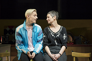 Jamie New (John McCrea) and his mum Margaret (Josie Walker) in Everybody’s Talking About Jamie.
