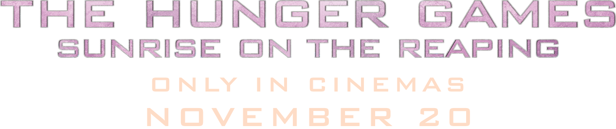 Title or logo for The Hunger Games: Sunrise on the Reaping