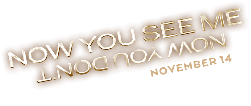 Title or logo for NOW YOU SEE ME NOW YOU DONT