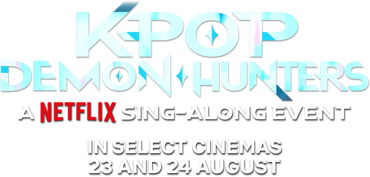 Title or logo for KPop Demon Hunters: A Netflix Sing-Along Event