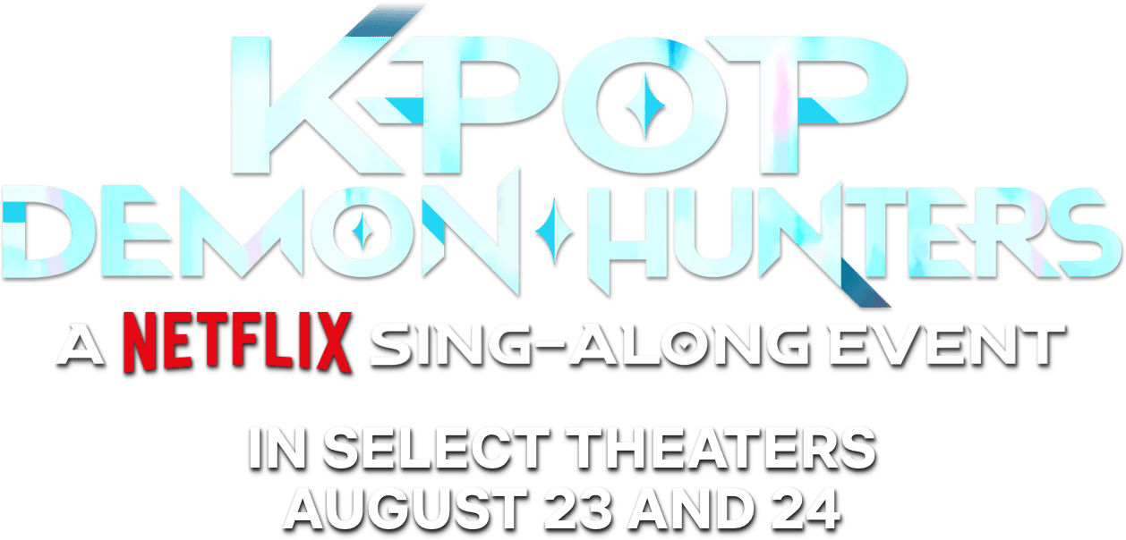 Title or logo for KPop Demon Hunters: A Netflix Sing-Along Event