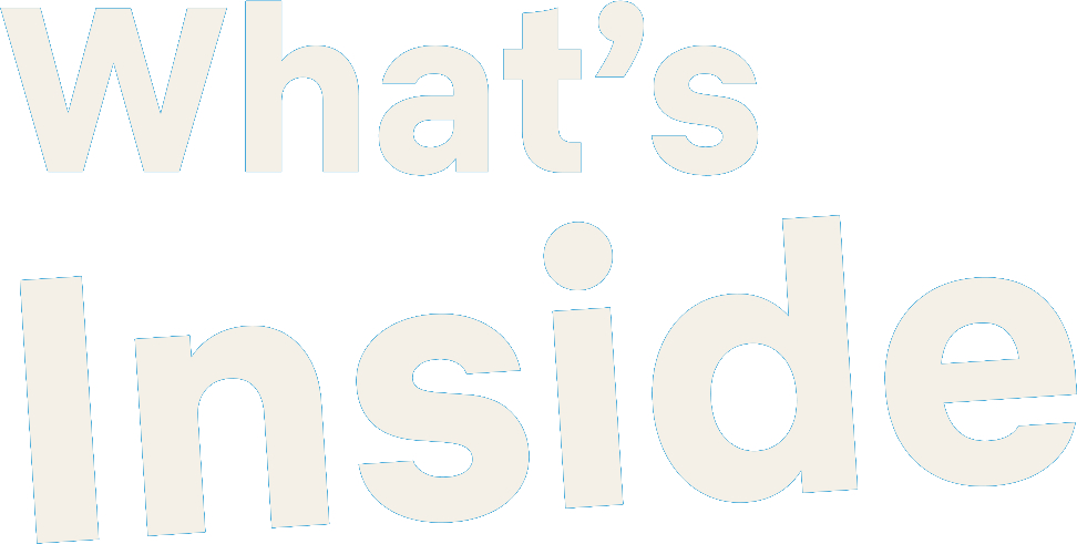What's Inside heading text in Netflix Sans font