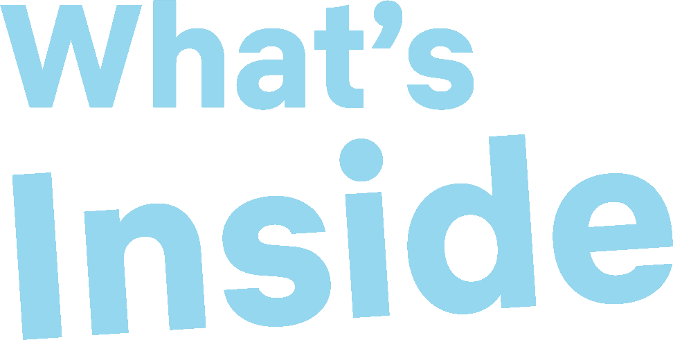 What's Inside heading text in Netflix Sans font