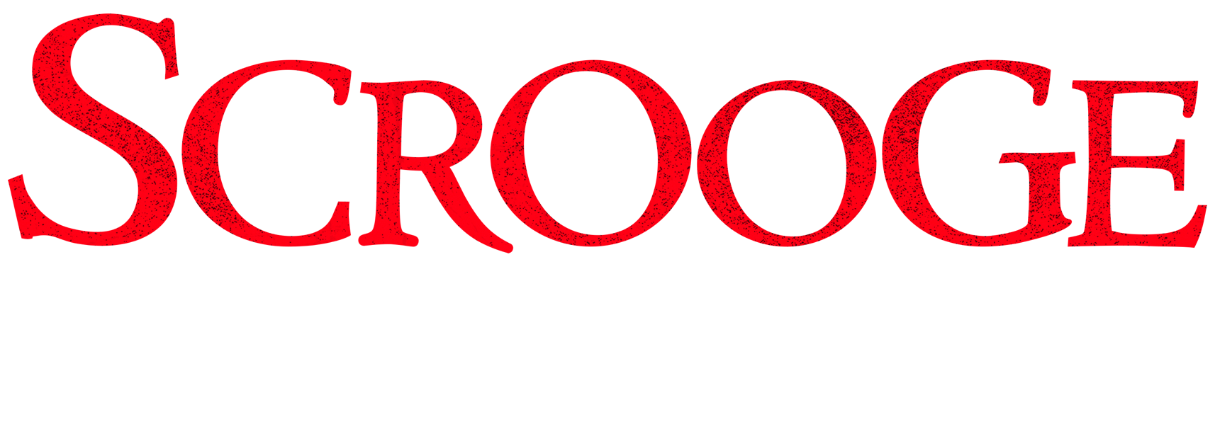 Title or logo for SCROOGE