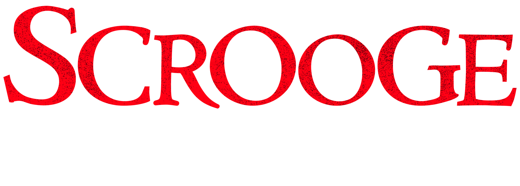 Title or logo for SCROOGE