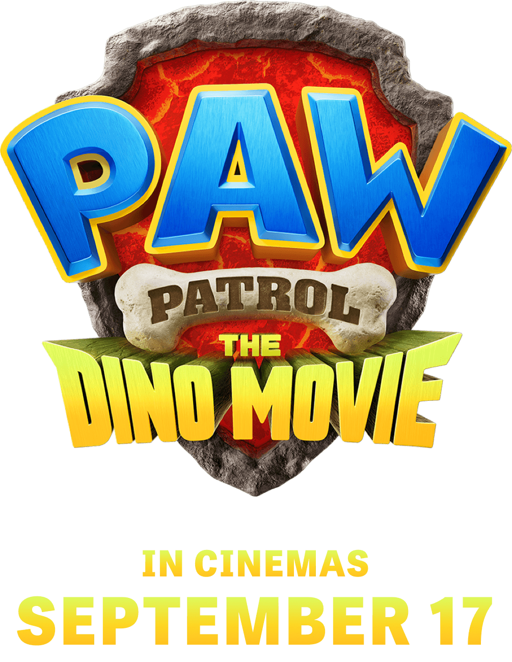 Title or logo for PAW PATROL: THE DINO MOVIE