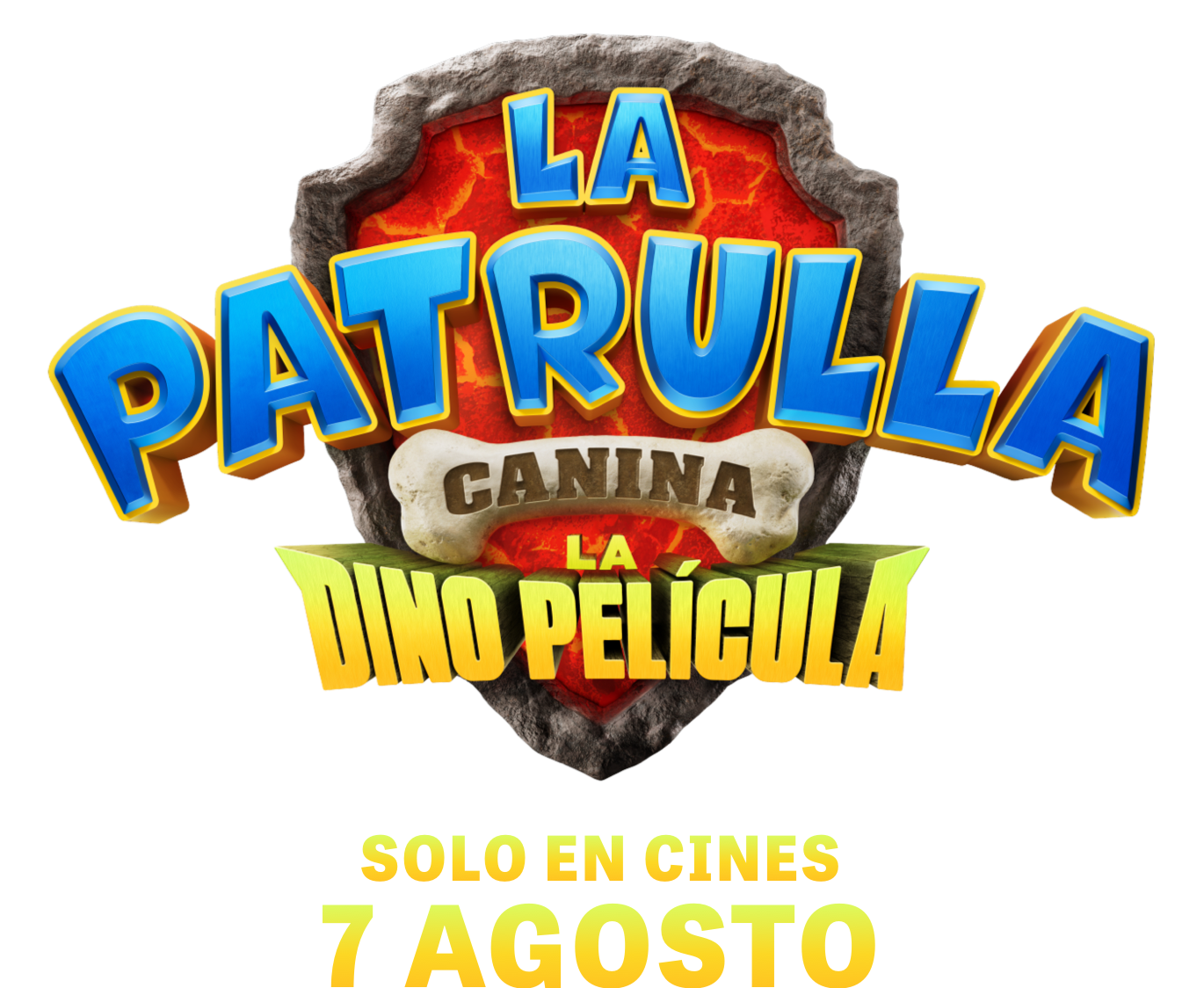 Título o logotipo de LA PATRULLA CANINA: LA DINO PELÍCULA