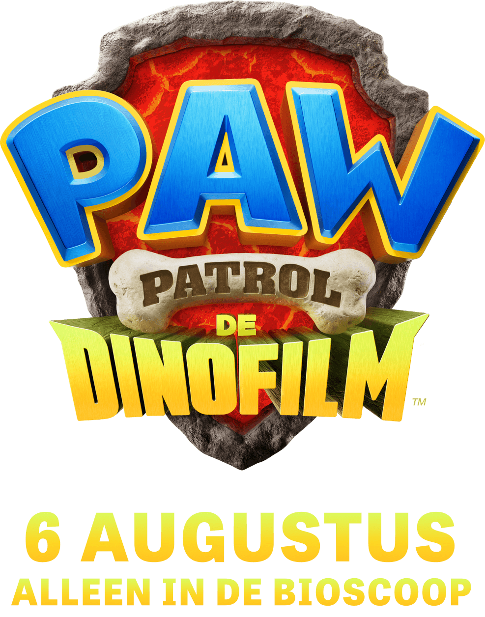Titel of logo voor PAW Patrol: De Dinofilm