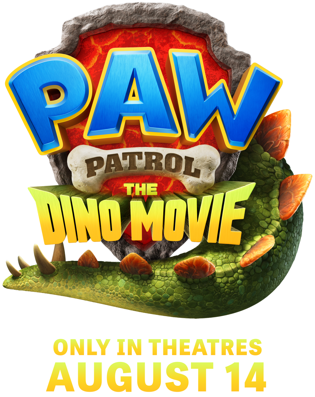 Title or logo for Paw Patrol: The Dino Movie