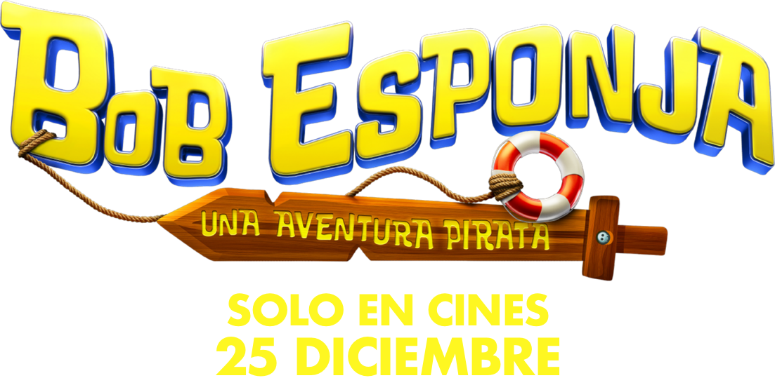 Título o logotipo de BOB ESPONJA: UNA AVENTURA PIRATA