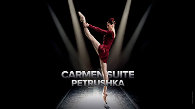 **CARMEN SUITE/PETRUSHKA**

Carmen is as passionate and free-spirited as ever as she finds herself caught in a love triangle. 
The new creation by Edward Clug, Petrushka, encapsulates the soul of Russian Ballet. 

