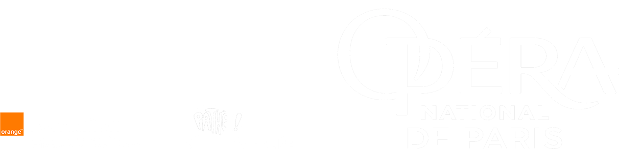 A collection of legal and credit logos for Opéra de Paris saison 2025/2026