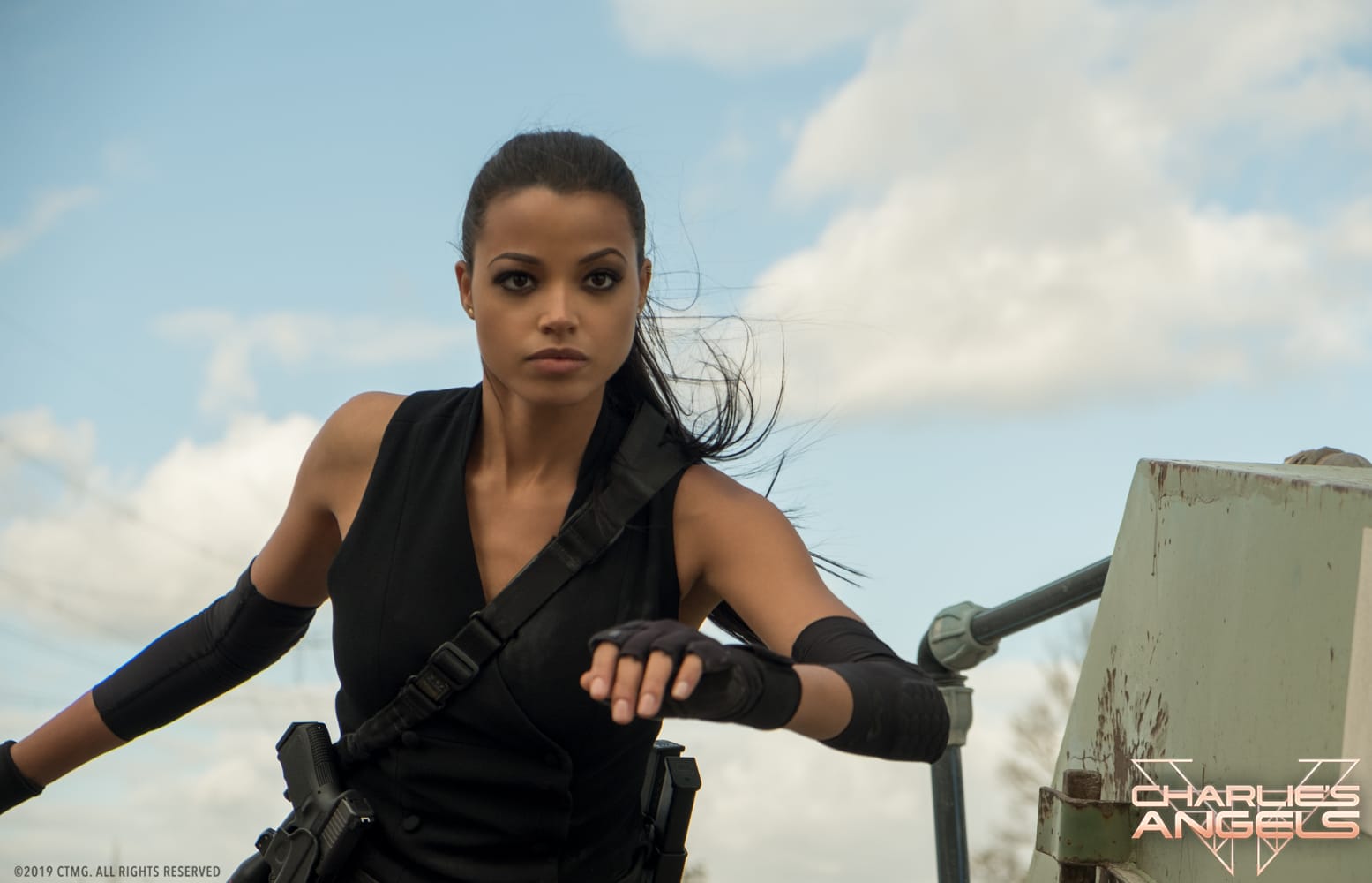 Ella Balinska stars in Charlie's Angels.  