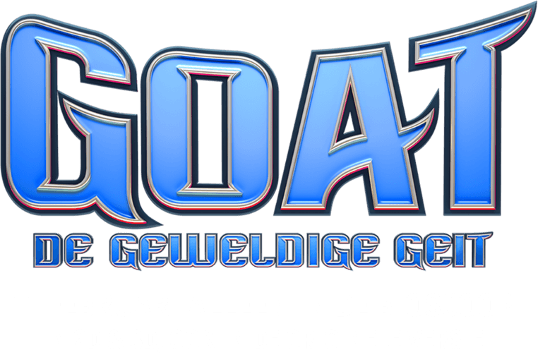 Titel of logo voor GOAT: De Geweldige Geit