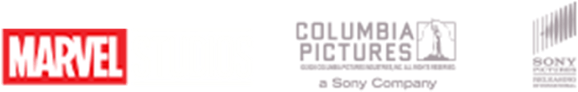 A collection of legal and credit logos for Spider-Man: Brand New Day