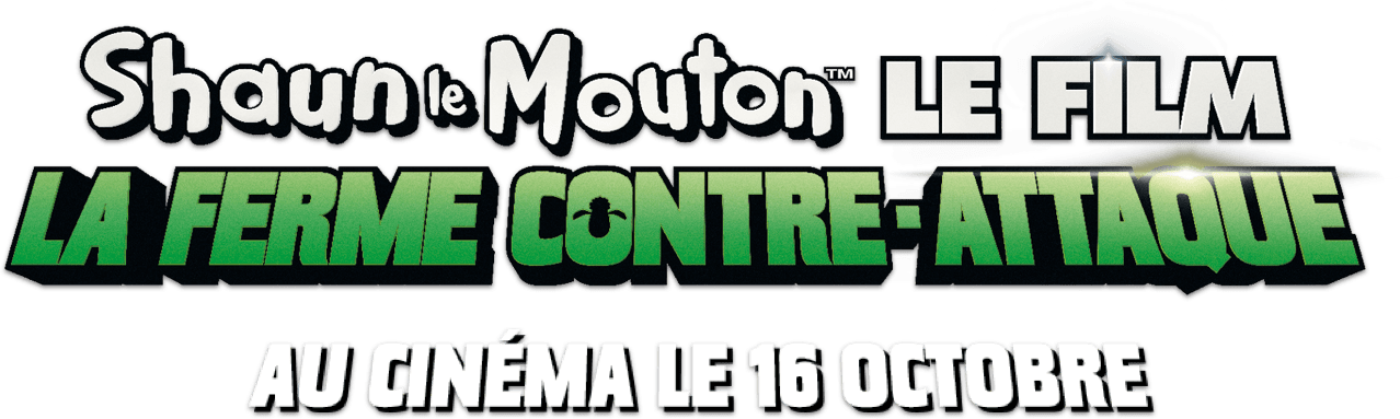 Logo titre pour SHAUN LE MOUTON LE FILM : LA FERME CONTRE-ATTAQUE