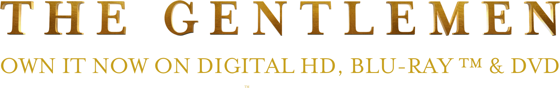 HomeEnt title-treatment for The Gentlemen