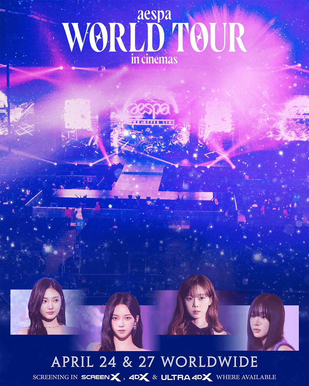aespa: WORLD TOUR in cinemas | In cinemas worldwide April 24