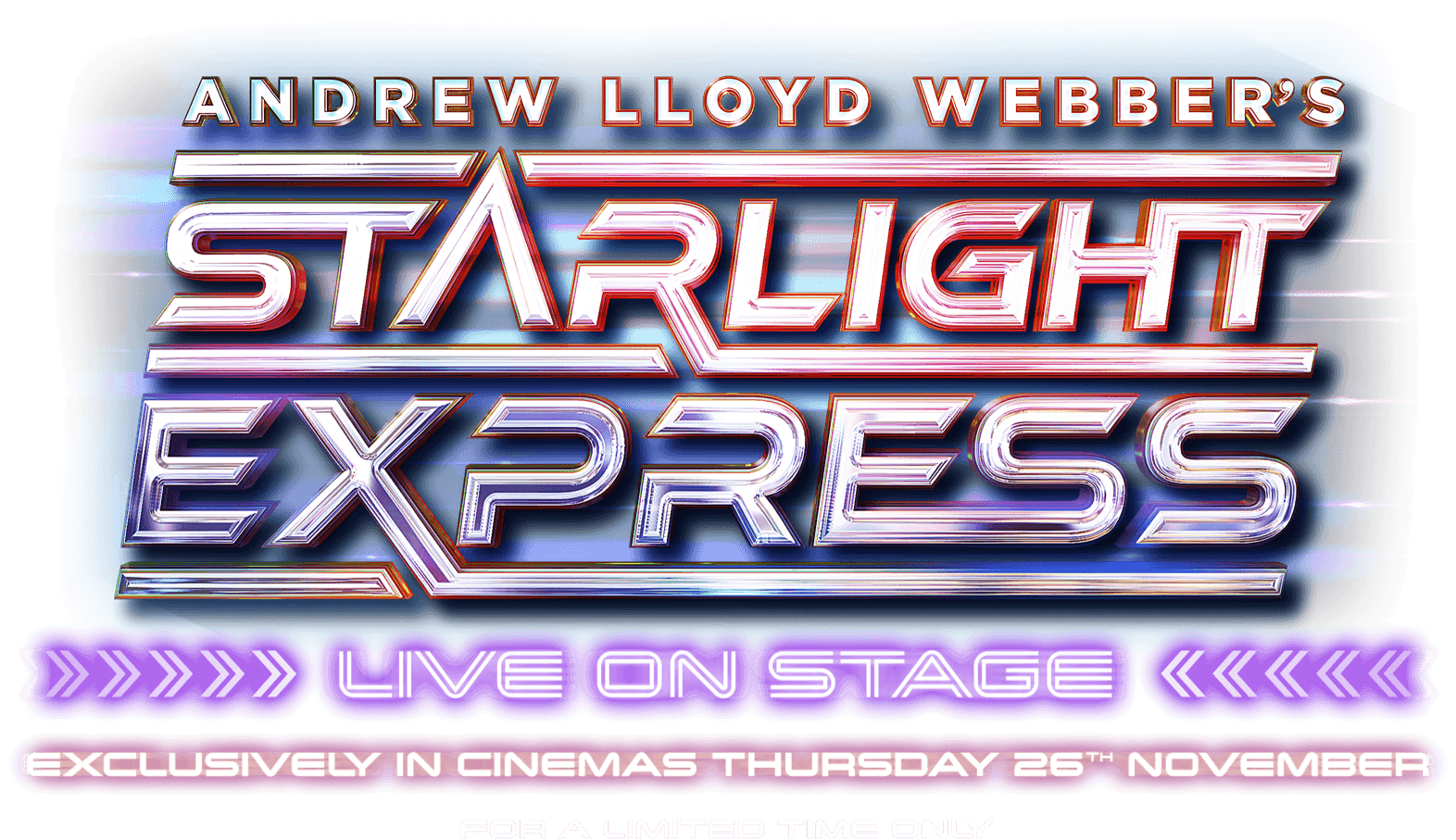 Title or logo for Andrew Lloyd Webber's Starlight Express - Live on Stage