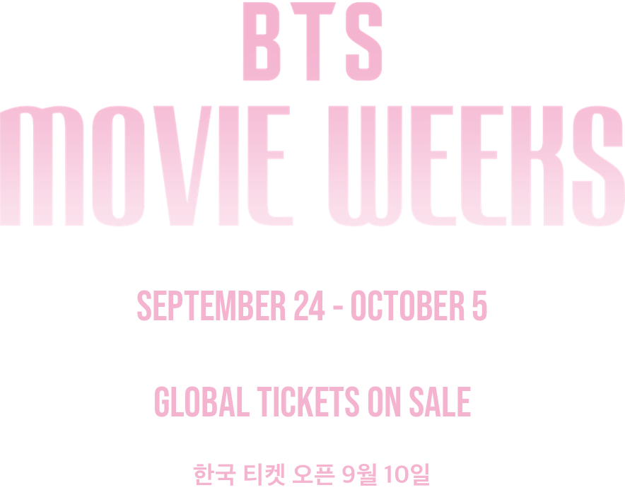 Title or logo for BTS MOVIE WEEKS