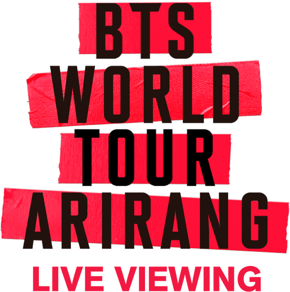 Title or logo for BTS WORLD TOUR ARIRANG LIVE VIEWING