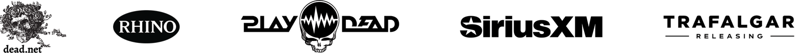 A collection of legal and credit logos for Grateful Dead Meet-Up At The Movies 2026