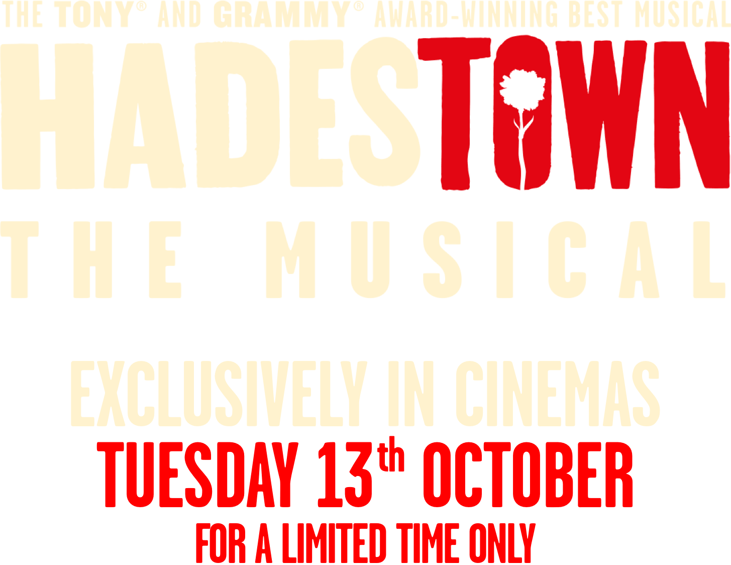 Title or logo for Hadestown: The Musical