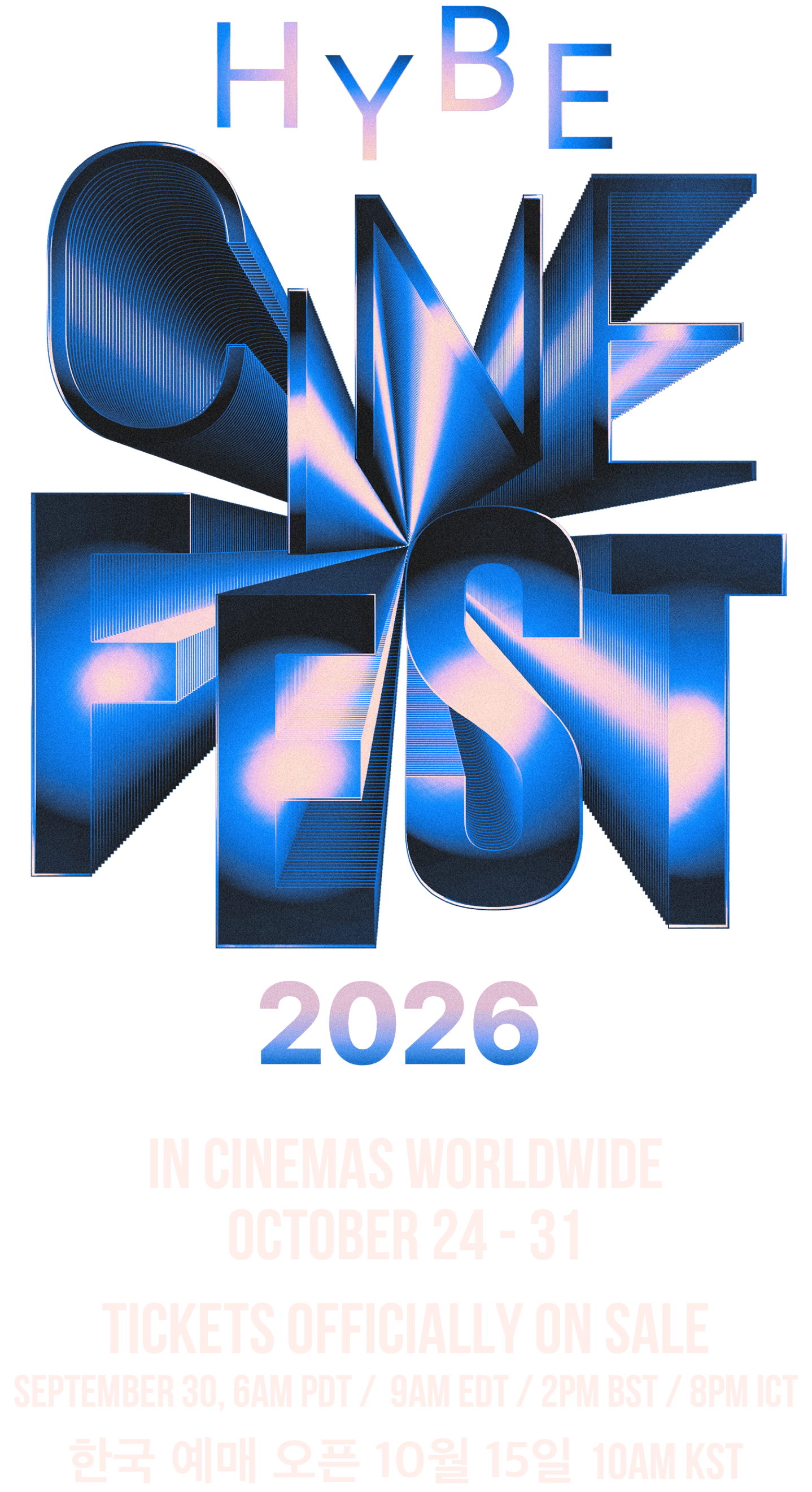 Title or logo for HYBE CINE FEST 2026