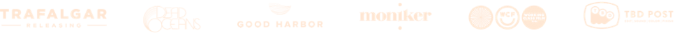 A collection of legal and credit logos for Mitski: The Land