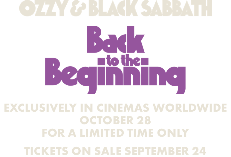 Title or logo for Ozzy & Black Sabbath: Back to the Beginning