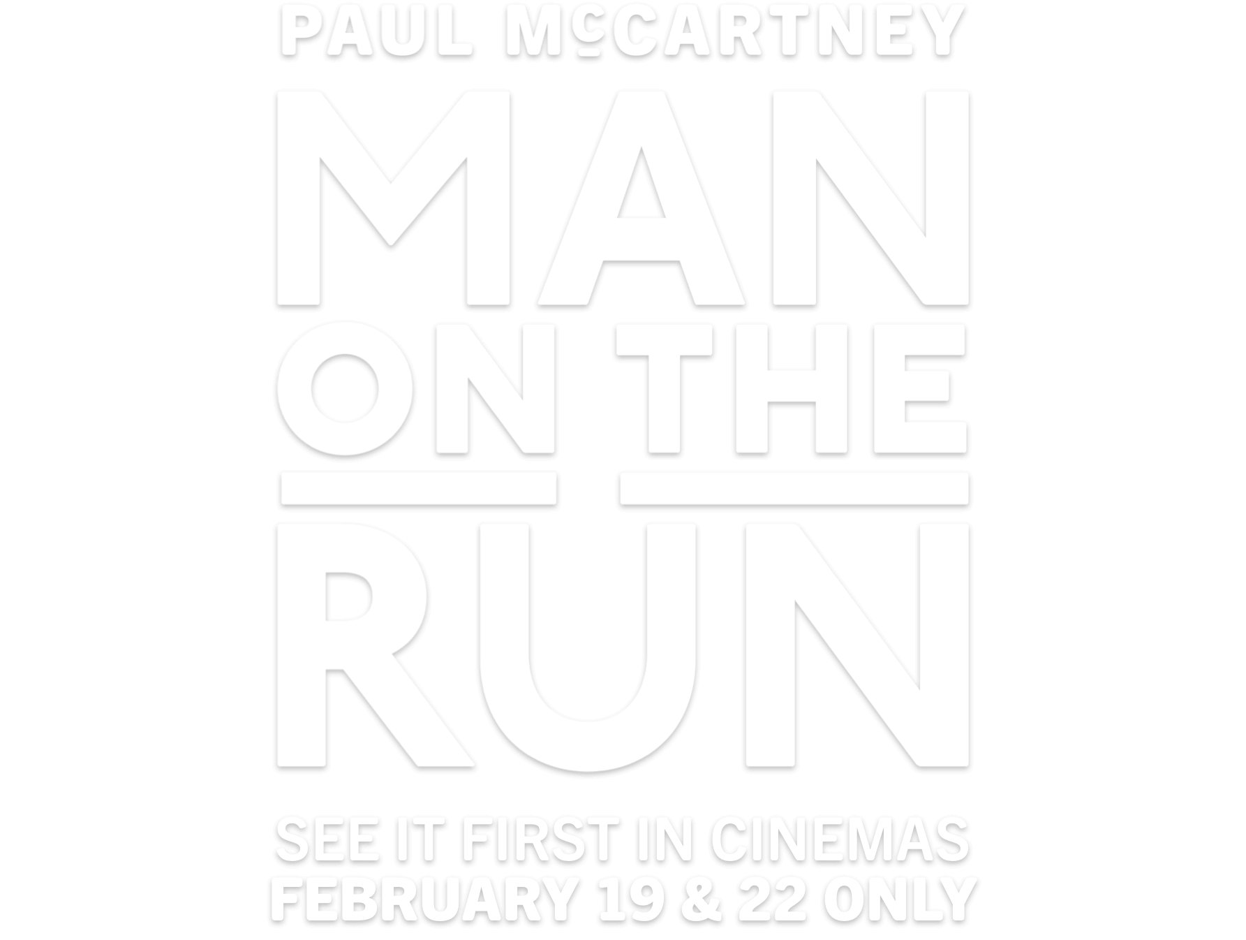 Title or logo for Paul McCartney: Man on the Run