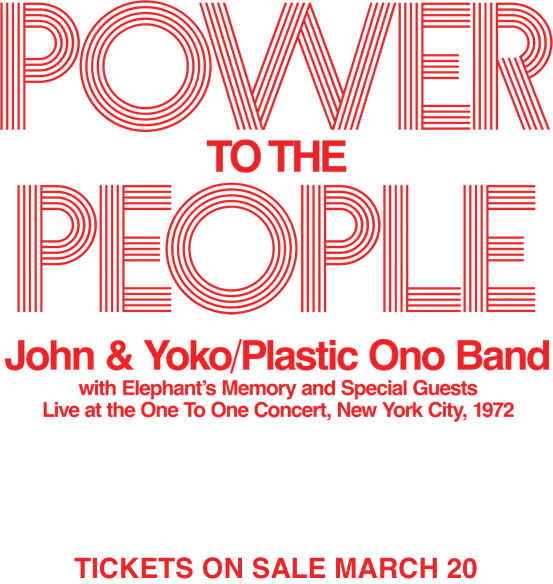 Title or logo for Power To The People: John & Yoko Live in NYC
