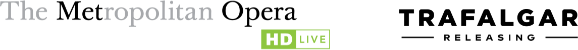 A collection of legal and credit logos for The Met: Live in HD Season 2026–27 in Cinemas