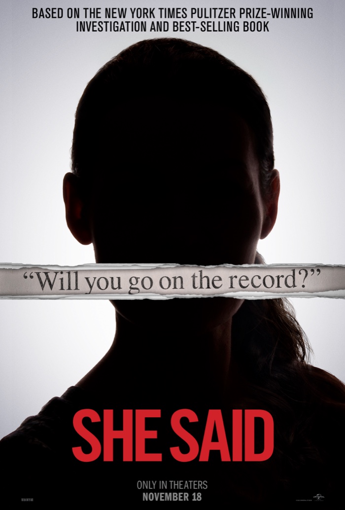 Promotional poster for SHE SAID